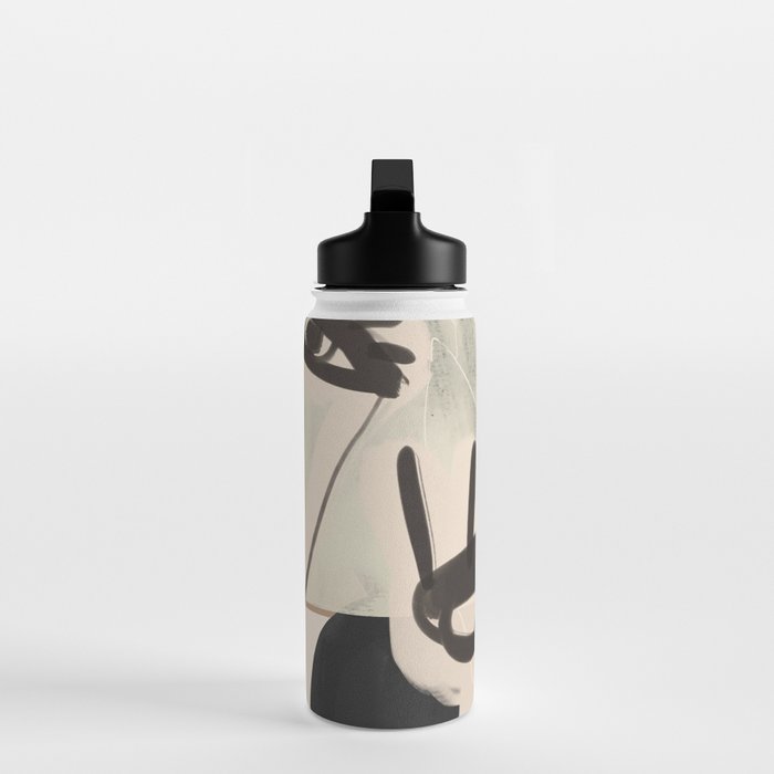 Modern Abstract Art Face 24 Water Bottle Gallery Image 3