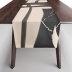 Modern Abstract Art Face 24 Table Runner Gallery Image 1