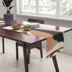 Modern Abstract Art Face 24 Table Runner Gallery Image 2