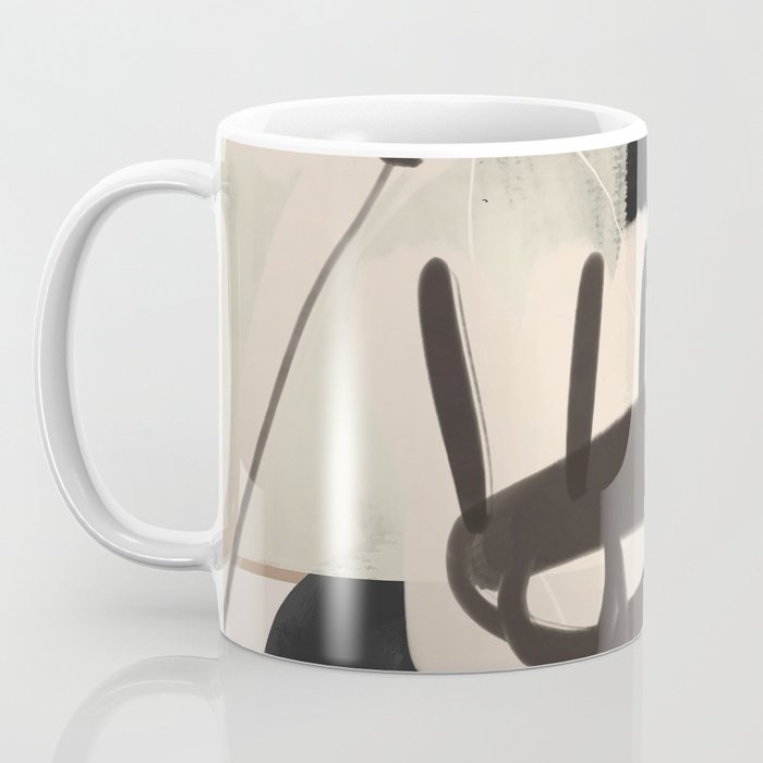 Modern Abstract Art Face 24 Coffee Mug Gallery Image 3