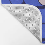 Blue modern pattern Bath Mat Gallery Image 2