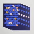 Blue modern pattern Wrapping Paper Gallery Image 3