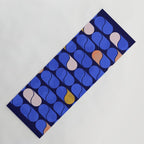 Blue modern pattern Yoga Mat Gallery Image 1