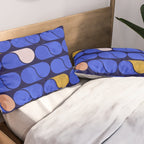 Blue modern pattern Pillow Sham Gallery Image 2