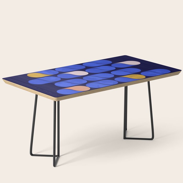Blue modern pattern Coffee Table Gallery Image 1