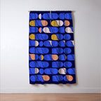 Blue modern pattern Window Curtain Gallery Image 3