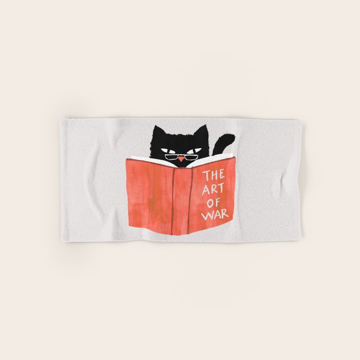 Cat reading book Towels Gallery Image 1