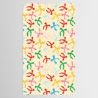 Festive Coquette Bow Pattern on Cream Tablecloth Gallery Image 2