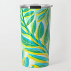 Colorful Tropical Pop Vines Travel Mug Gallery Image 1