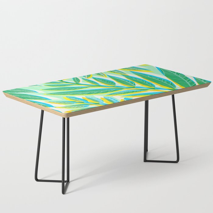 Colorful Tropical Pop Vines Coffee Table Gallery Image 1