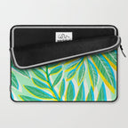 Colorful Tropical Pop Vines Laptop Sleeve Gallery Image 2