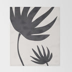 Abstract Minimal -Plant Throw Blanket Gallery Image 2