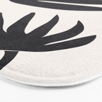 Abstract Minimal -Plant Bath Mat Gallery Image 3