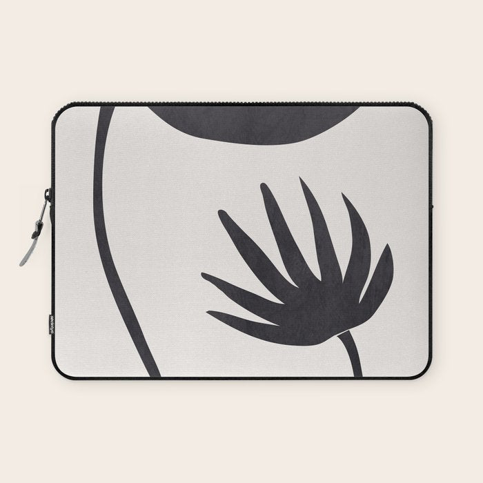 Abstract Minimal -Plant Laptop Sleeve Gallery Image 1