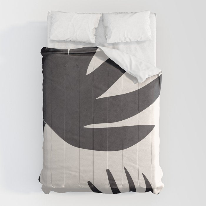 Abstract Minimal -Plant Comforter Gallery Image 6