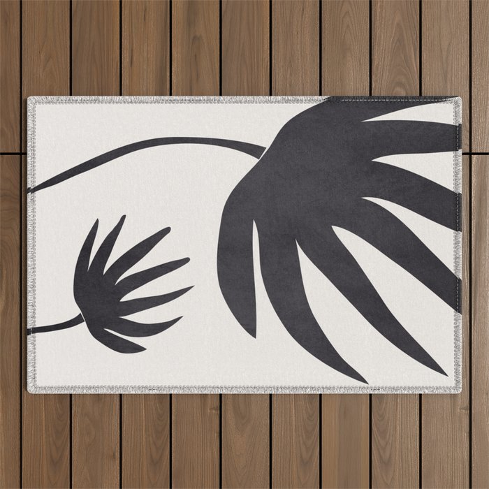 Abstract Minimal -Plant Outdoor Rug Gallery Image 1