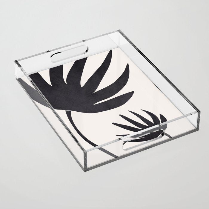 Abstract Minimal -Plant Acrylic Tray Gallery Image 1
