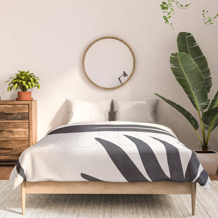 Abstract Minimal -Plant Comforter Gallery Image 3