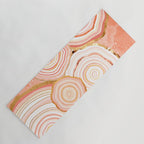 Coral Agate Abstract Yoga Mat Gallery Image 1