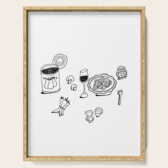 pasta night 1 Serving Tray Gallery Image 1