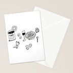 pasta night 1 Stationery Card Gallery Image 2