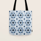 Watercolor Zellige Harmony Tote Bag Gallery Image 1