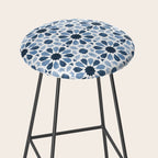 Watercolor Zellige Harmony Stool Gallery Image 2