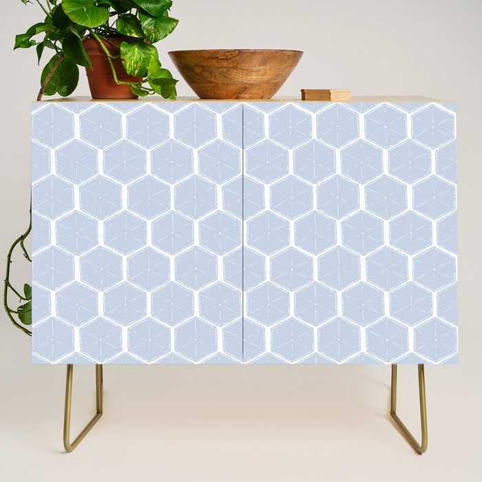 Beach Umbrellas . Seashore Blue Credenza Gallery Image 1