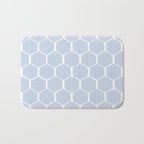 Beach Umbrellas . Seashore Blue Bath Mat Gallery Image 1