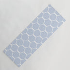 Beach Umbrellas . Seashore Blue Yoga Mat Gallery Image 1