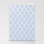 Beach Umbrellas . Seashore Blue Stationery Card Gallery Image 2