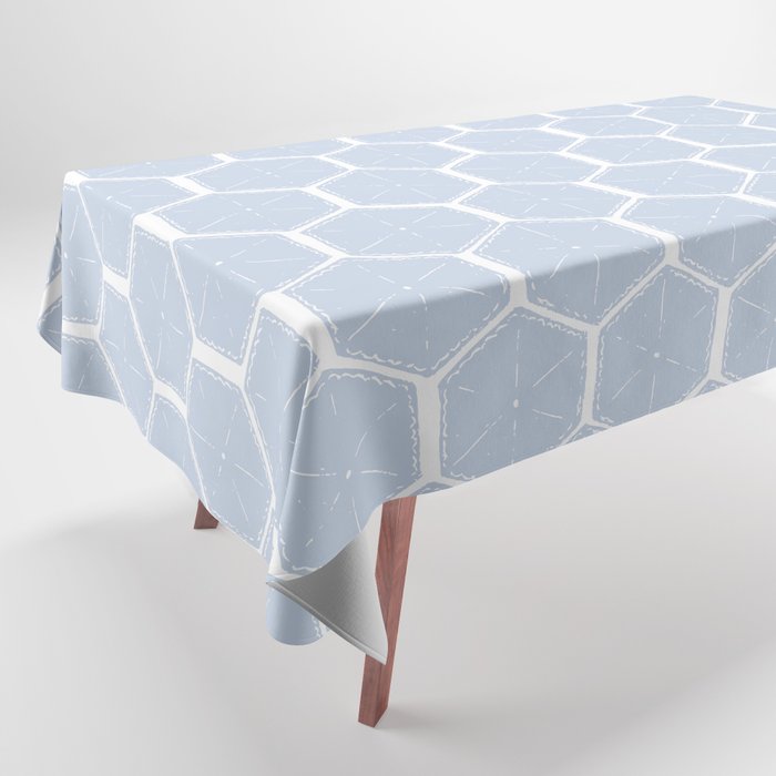 Beach Umbrellas . Seashore Blue Tablecloth Gallery Image 1