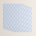Beach Umbrellas . Seashore Blue Wrapping Paper Gallery Image 3