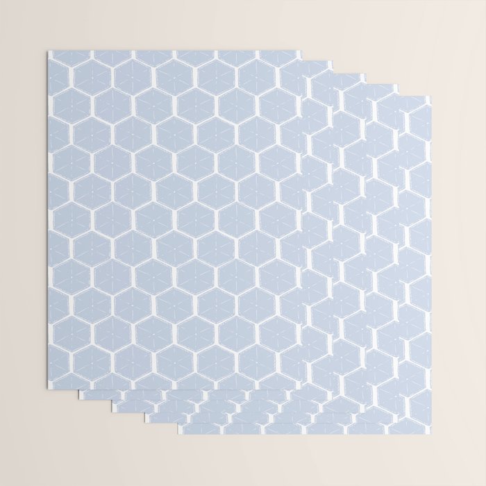 Beach Umbrellas . Seashore Blue Wrapping Paper Gallery Image 3