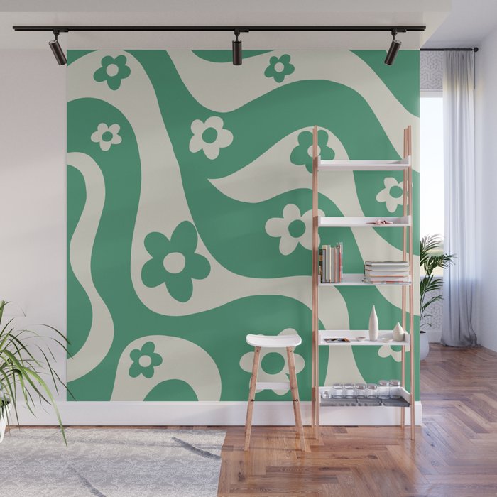 Wavy Wall Mural Gallery Image 1