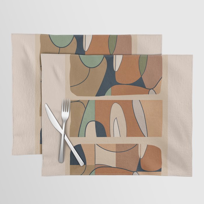 Abstract Line 25 Placemat Gallery Image 1