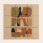Abstract Line 25 Wood Wall Art Gallery Image 1