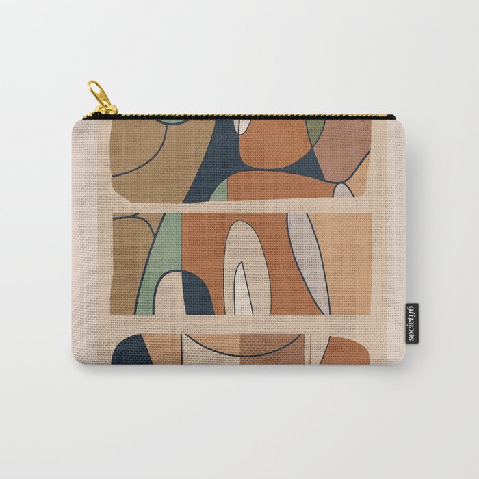 Abstract Line 25 Carry All Pouch Gallery Image 1