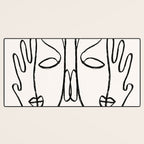 Two Faces 2 Desk Mat Gallery Image 3