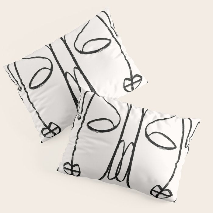Two Faces 2 Pillow Sham Gallery Image 1