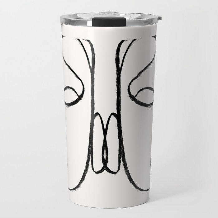 Two Faces 2 Travel Mug Gallery Image 1