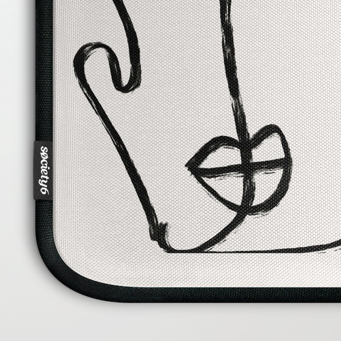 Two Faces 2 Laptop Sleeve Gallery Image 3