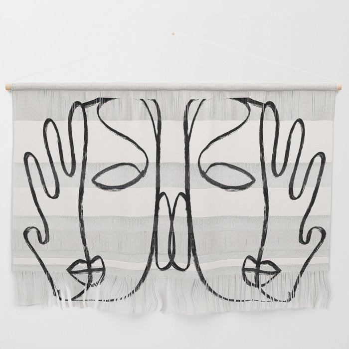 Two Faces 2 Wall Hanging Gallery Image 1