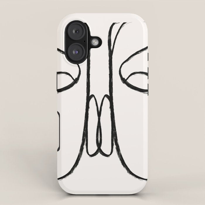 Two Faces 2 iPhone Case Gallery Image 1