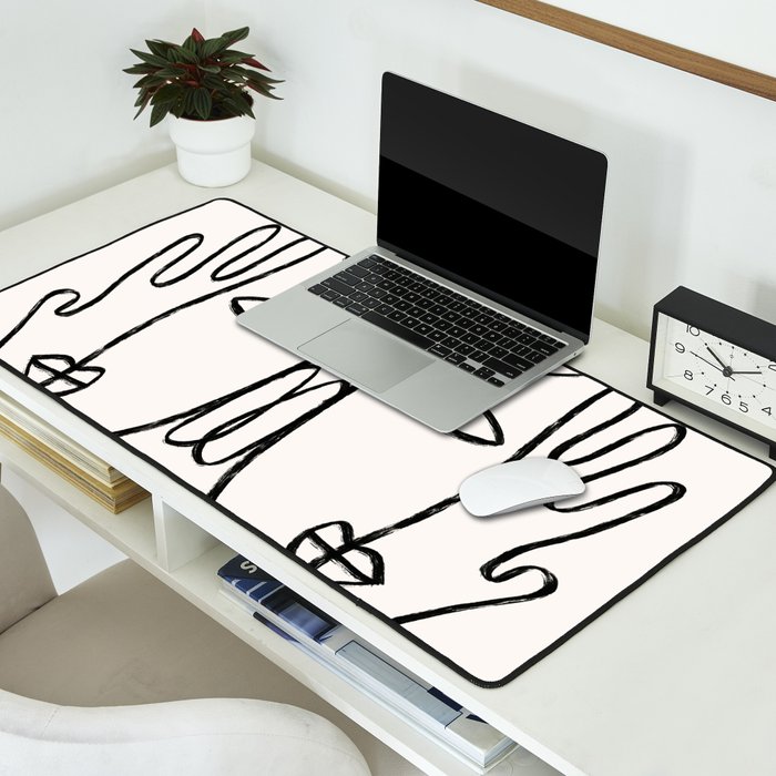 Two Faces 2 Desk Mat Gallery Image 2