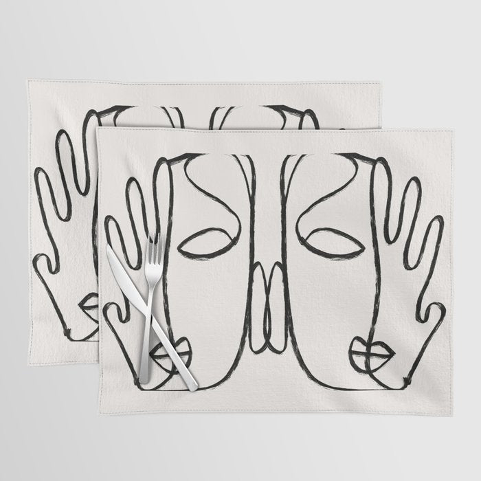 Two Faces 2 Placemat Gallery Image 1