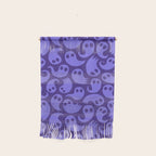 Halloween ghost cartoon pattern art Wall Hanging Gallery Image 1
