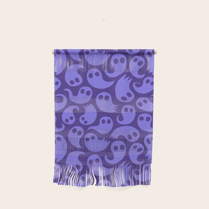 Halloween ghost cartoon pattern art Wall Hanging Gallery Image 1