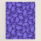 Halloween ghost cartoon pattern art Jigsaw Puzzle Gallery Image 1