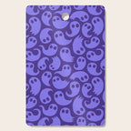 Halloween ghost cartoon pattern art Cutting Board Gallery Image 1